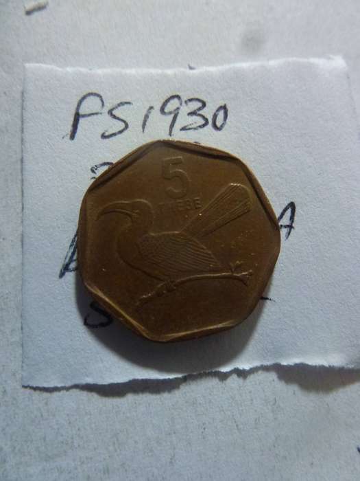 2009 Botswana 5 thebe