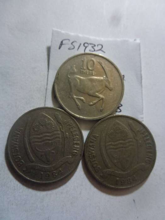 1984 Botswana 10 thebe