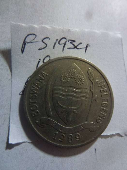 1989 Botswana 10 thebe