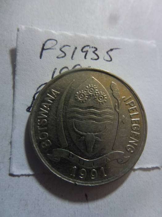 1991 Botswana 10 thebe