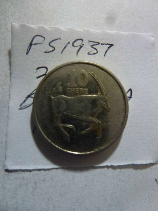 2008 Botswana 10 thebe
