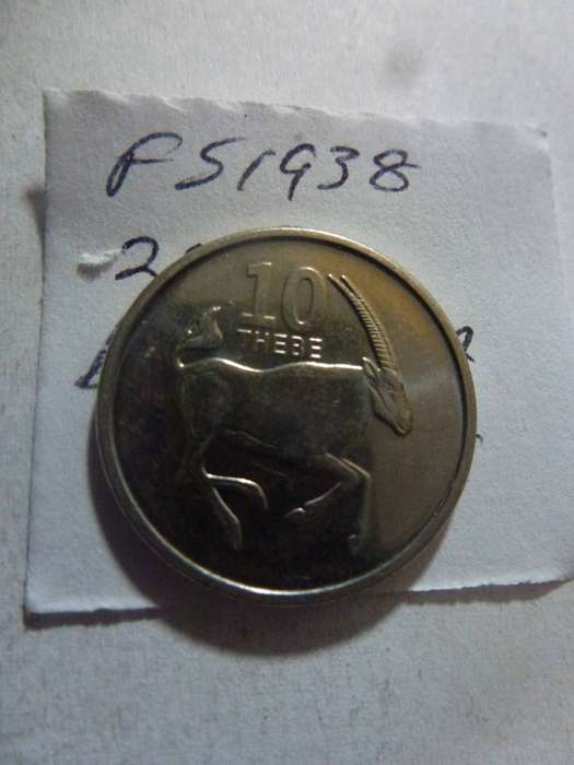 2013 Botswana 10 thebe