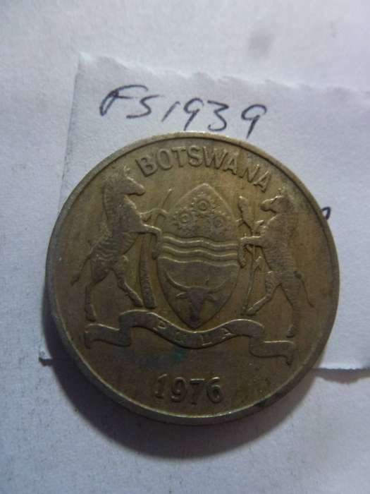 1976 Botswana 25 thebe