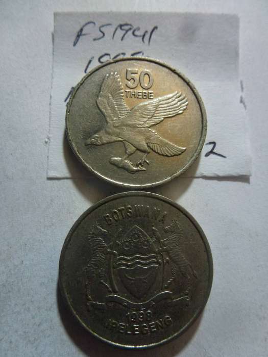 1998 Botswana 50 thebe
