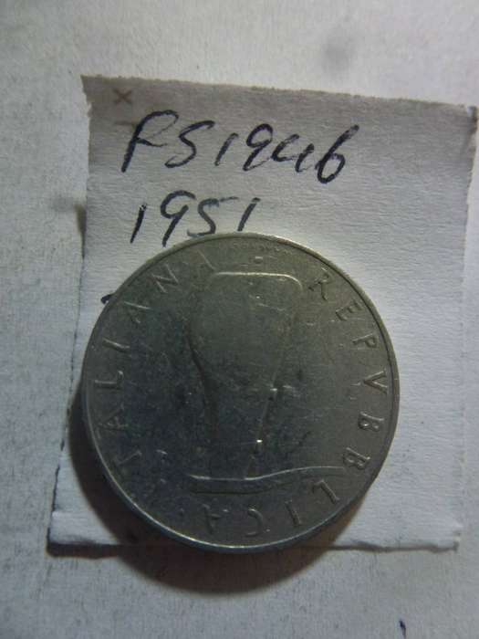 1951 Italy 5 lire