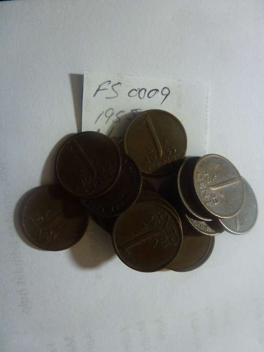1955 Netherlands 1 cent