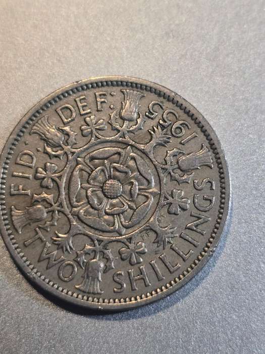 UK 2 Shillings 1955