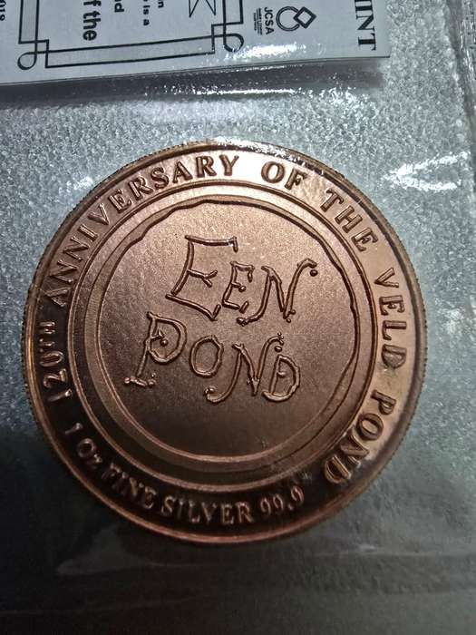 Anniversary of the Veldpond- 1 ounce copper coin - MINTERROR