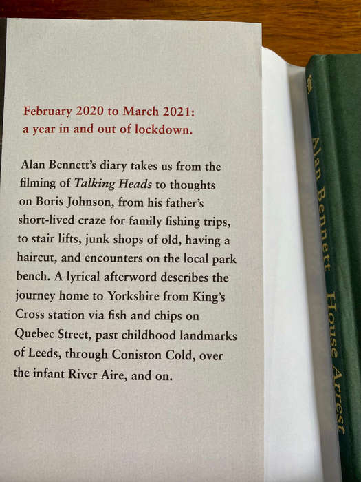 House Arrest by Alan Bennett