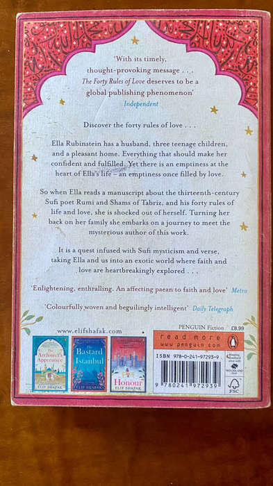 The Forty Rules of Love by Elif Shafak