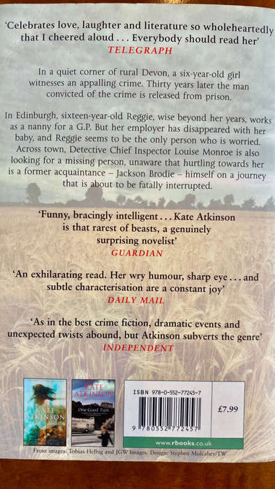Kate Atkinson Book Bundle: Jackson Brodie Books 2, 3 & 4.