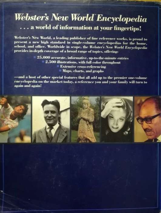 Webster's new world encyclopedia (1220 pages)