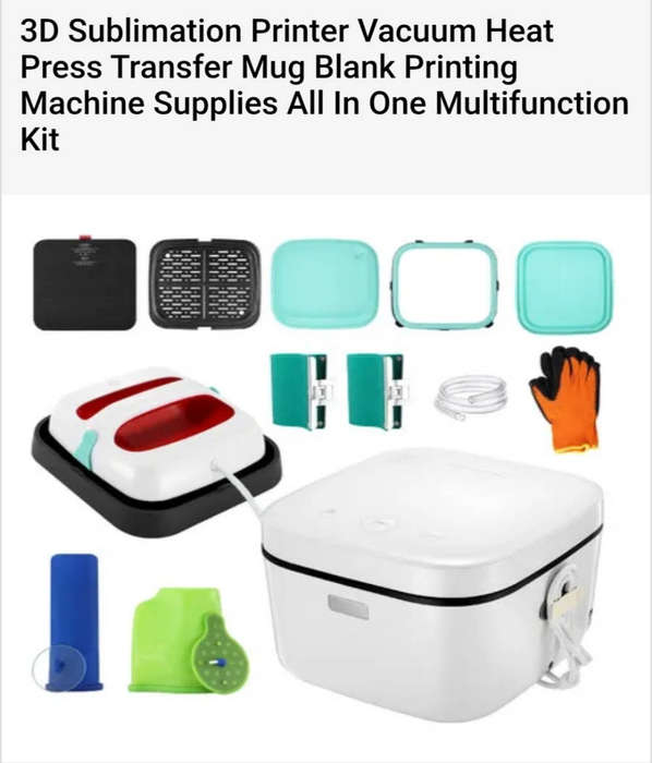 3D heat press vacuum machine