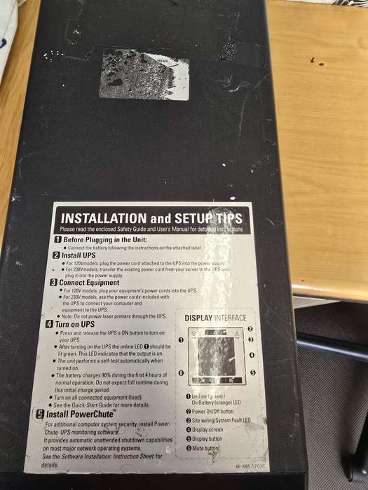APC Smart UPS C1000