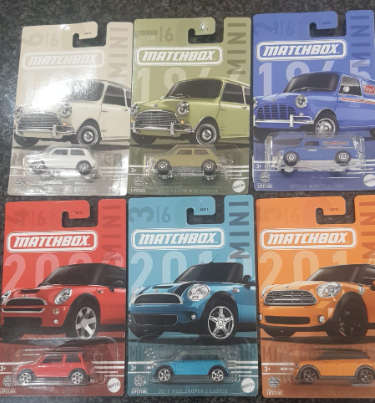 MATCHBOX MINI SET OF 6