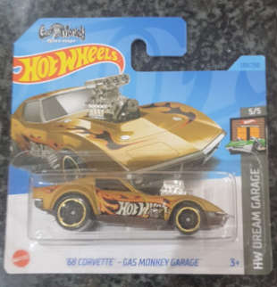 HOT WHEELS '68 CORVETTE GAS MONKEY GARGE