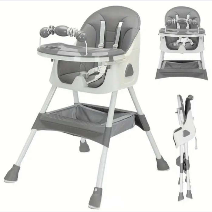 Multifunctional New Baby Feeding High Chair Foldable And Adjustable