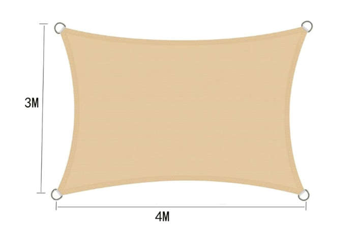Sunshade sail-sun protection net 3*4...beige
