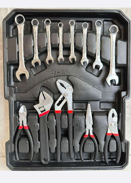 187 Piece A Must Have All In One Handyman DIY Tool Kit On Wheels & Gloves