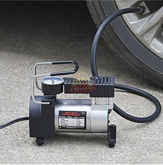 12V 120W Digital Air Compressor with Nozzles