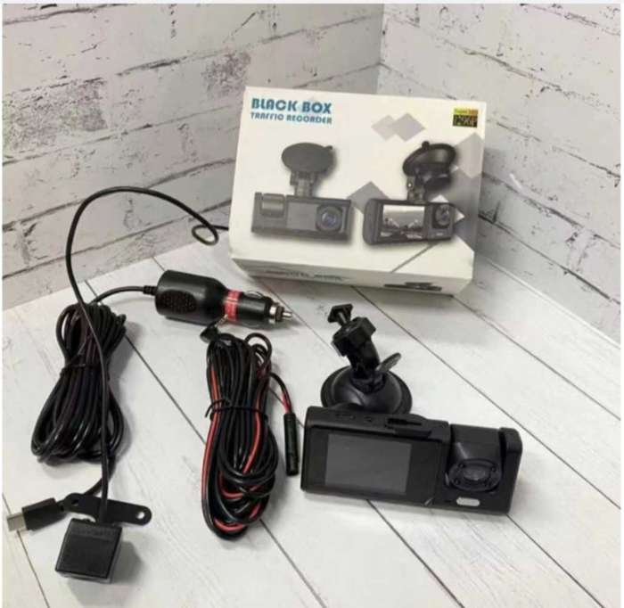 3 Channel HD 1080P Video Recorder Dashcam DVR Black Box