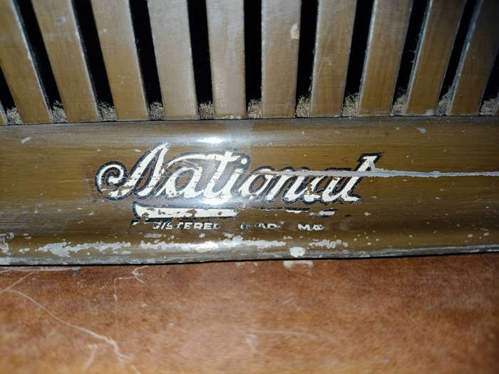 Vintage National Cash Register  Pre-Decimal (Shillings & Pence)  Collectible Till