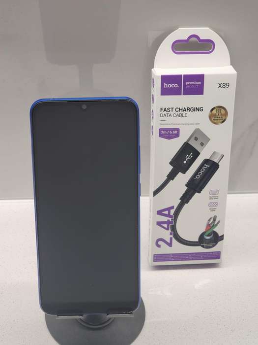 Xiaomi Redmi 9A (Blue)  Used  Read Description  No Box  Broken Camera Glass  New Charging Cable