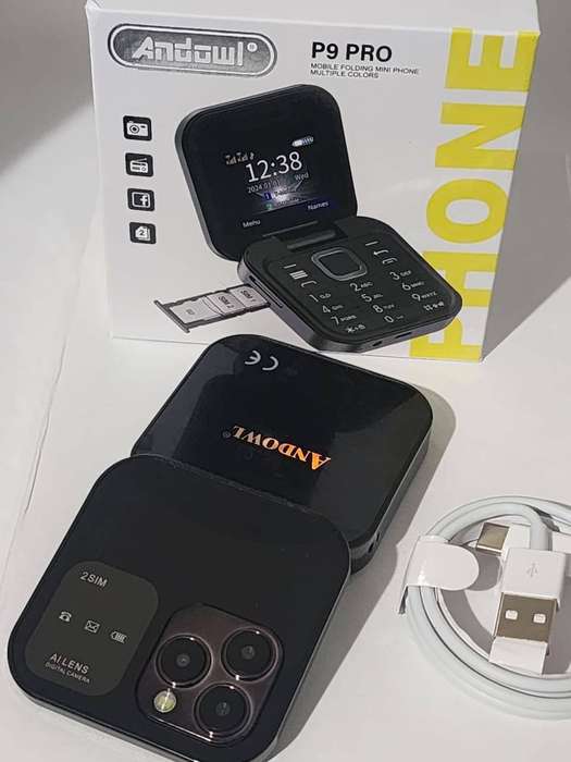 P9Pro Flip Mini Phone  Dual SIM, TF Slot   New (Box Opened to Test)