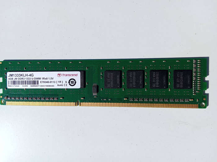 DDR3 4GIG TRANCEND  SECONDHAND TESTEDWORKING