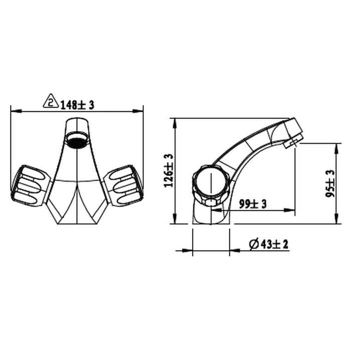 Cobra Basin Mixer Tap Faucet Metsi