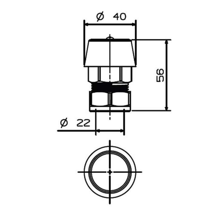 Cobra Vacuum Breaker 22mm