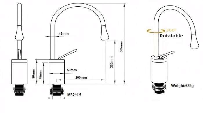 Kessler Superior Basin Mixer Tap Faucet Swan Standard | High - Different Color