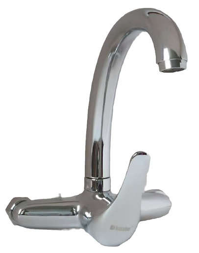 Kessler Sink | Kitchen Mixer Tap Faucet Over Spout Wall Lever
