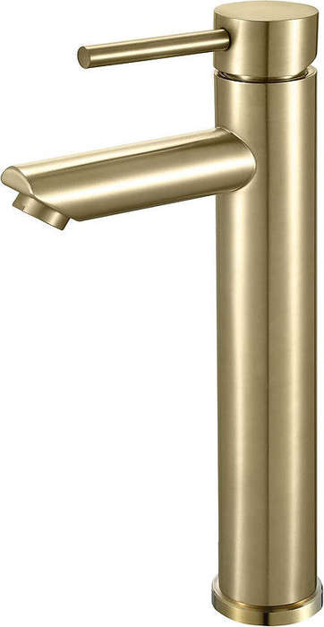 Kessler Basin Mixer Tap Faucet Stick High Brushed Gold