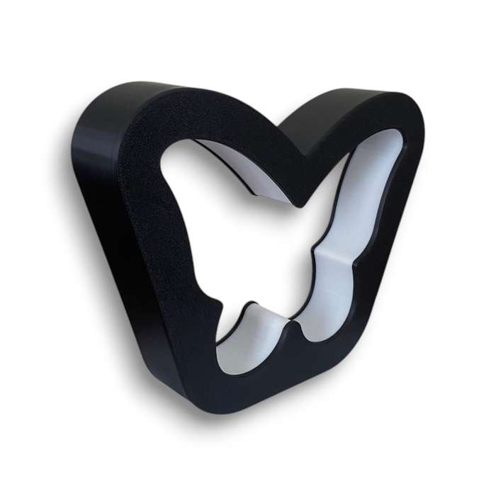 Kids Butterfly Night Light / Desk Lamp with RF Remote - Black