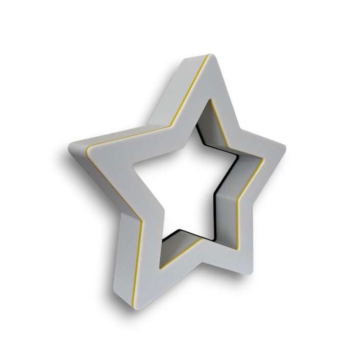 Kids Star Night Light / Desk Lamp with RF Remote - White
