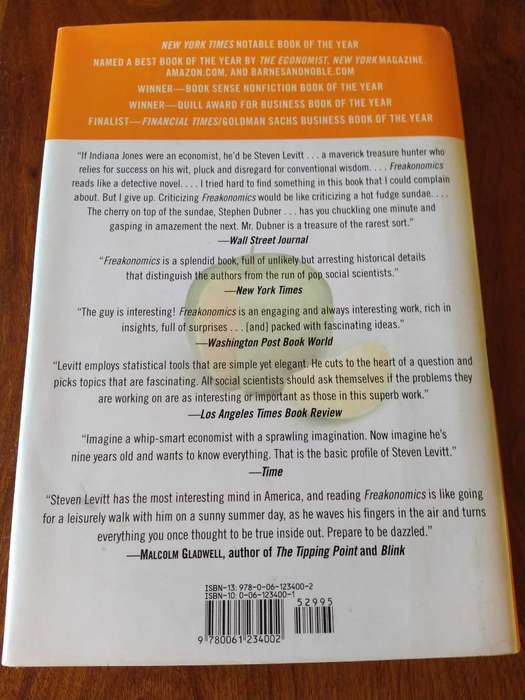 Freakonomics by Steven D. Levitt and Stephan J. Dubner