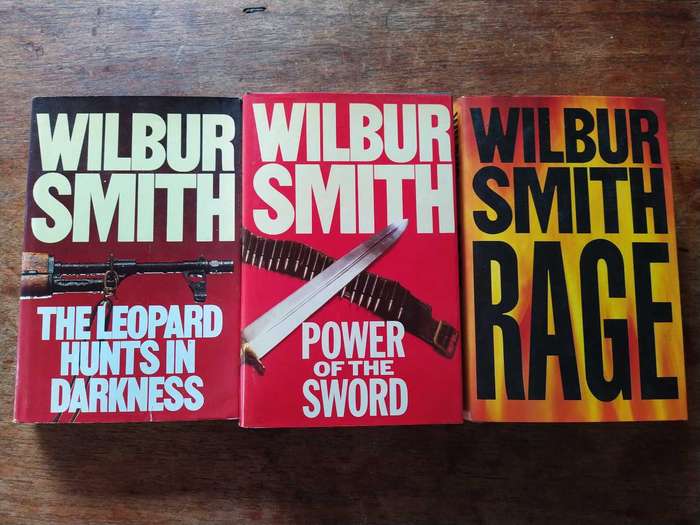 Wilbur Smith 3 book collection.