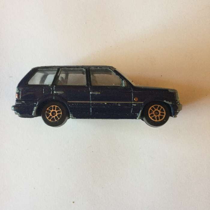 Blue Land Rover - Real toy