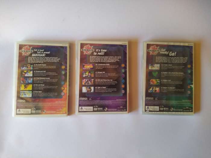 Bakugan Battle Brawlers Volume 1, 2 and 3 CDs