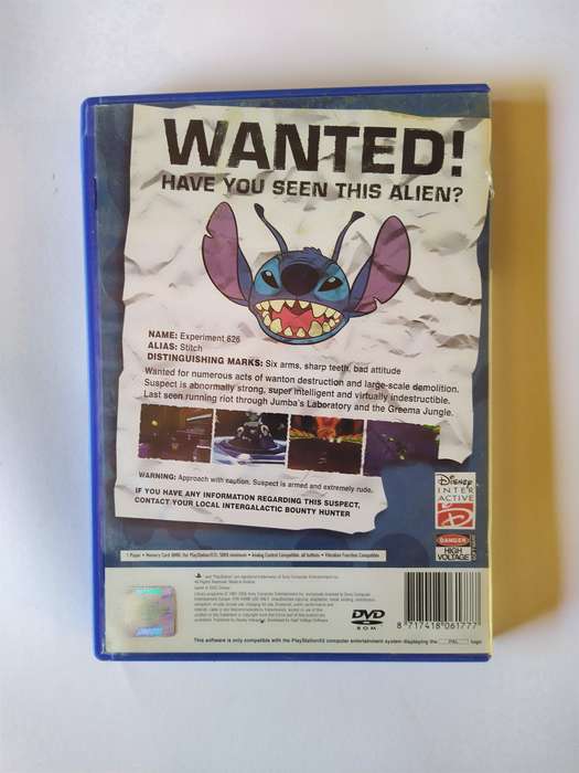 Stitch Experiment 626 PS2