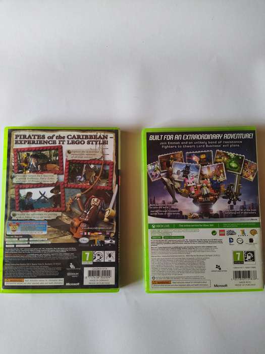 Lego Pirates of the Caribbean & The Lego Movie Videogame Xbox 360 2-in-1