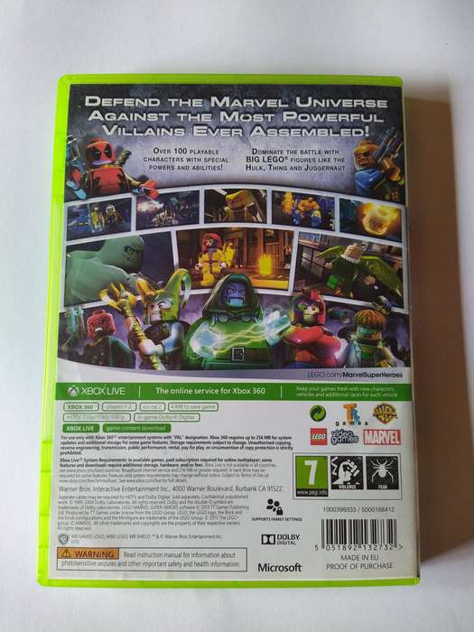 Lego Marvel Super Heroes Xbox 360