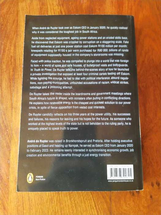 Truth to power by André de Ruyter