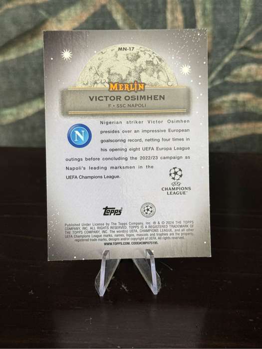 2024 Topps Merlin - Victor Osimhen Mystic Nights - Napoli