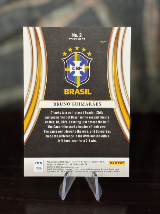 2024-25 Panini Select - Bruno Guimaraes Equalizers Prizm - Brazil