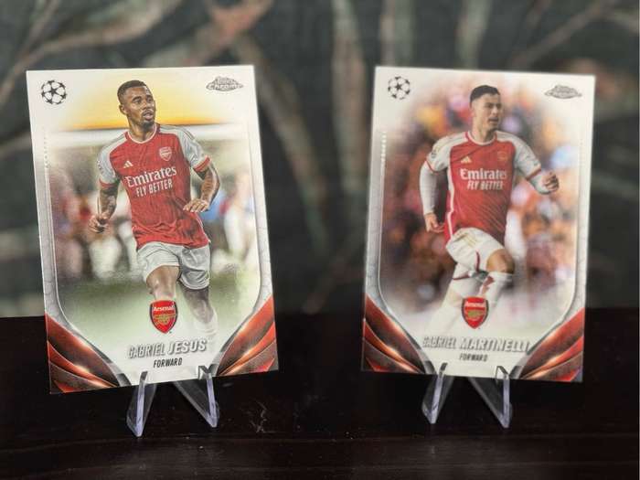2024 Topps Chrome - 6 Arsenal Cards