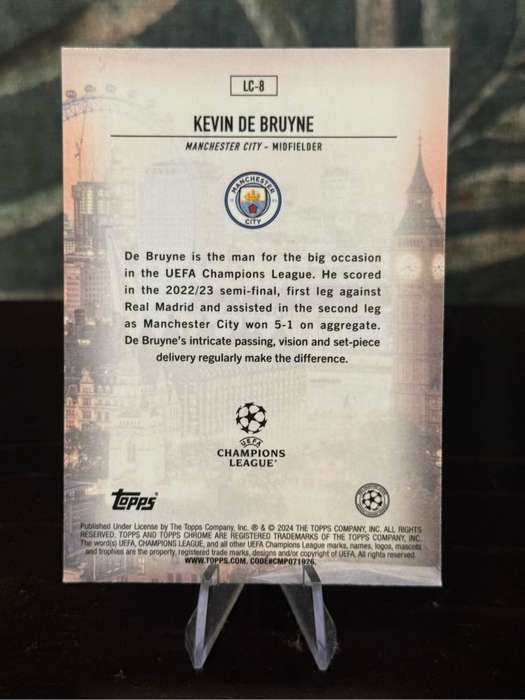 2024 Topps Chrome - Kevin De Bruyne London Calling - Man City