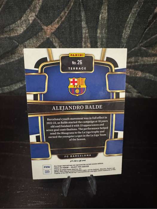 2023-24 Panini Select Purple Mojo Bundle (Saka, Balde, Martinelli & Vos)