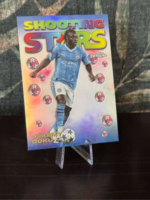 2024 Topps Chrome - Jeremy Doku Shooting Stars - Man City